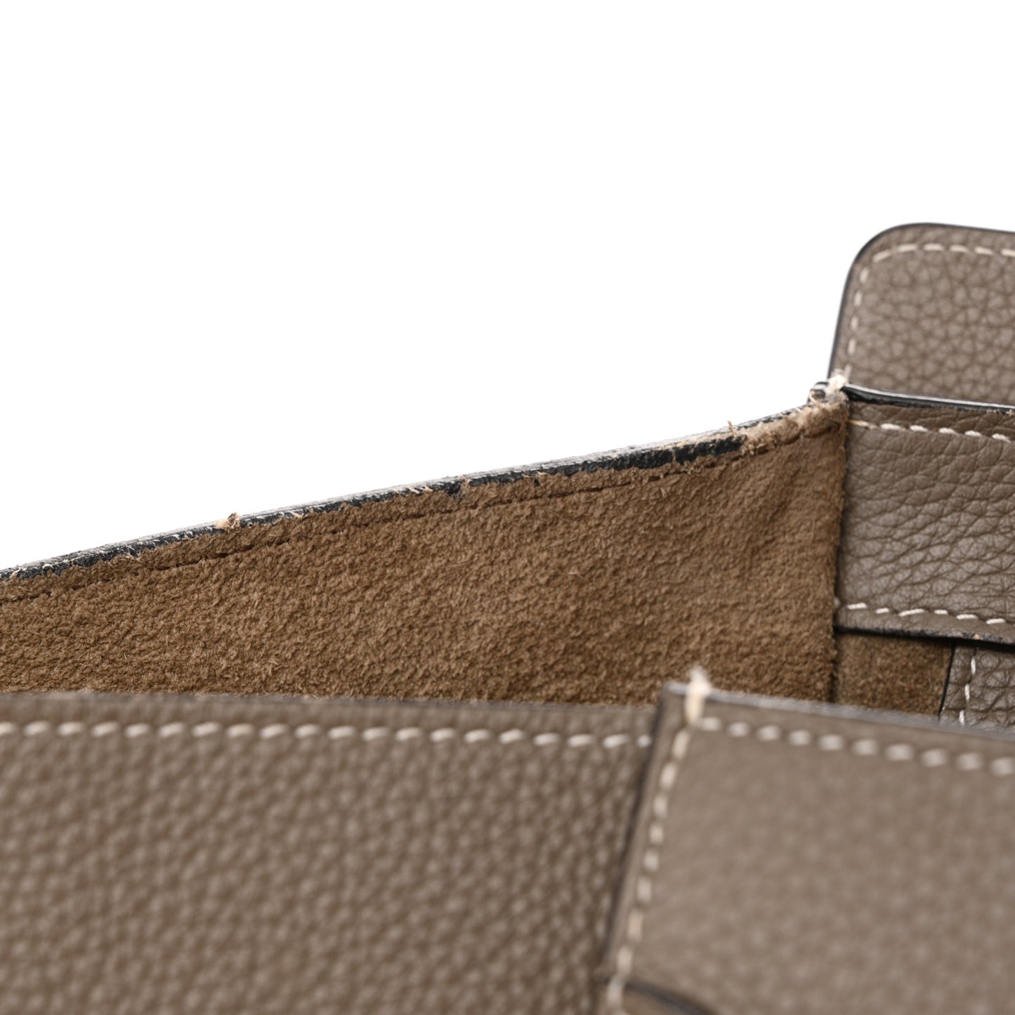 Drummed Calfskin Mini Luggage Souris