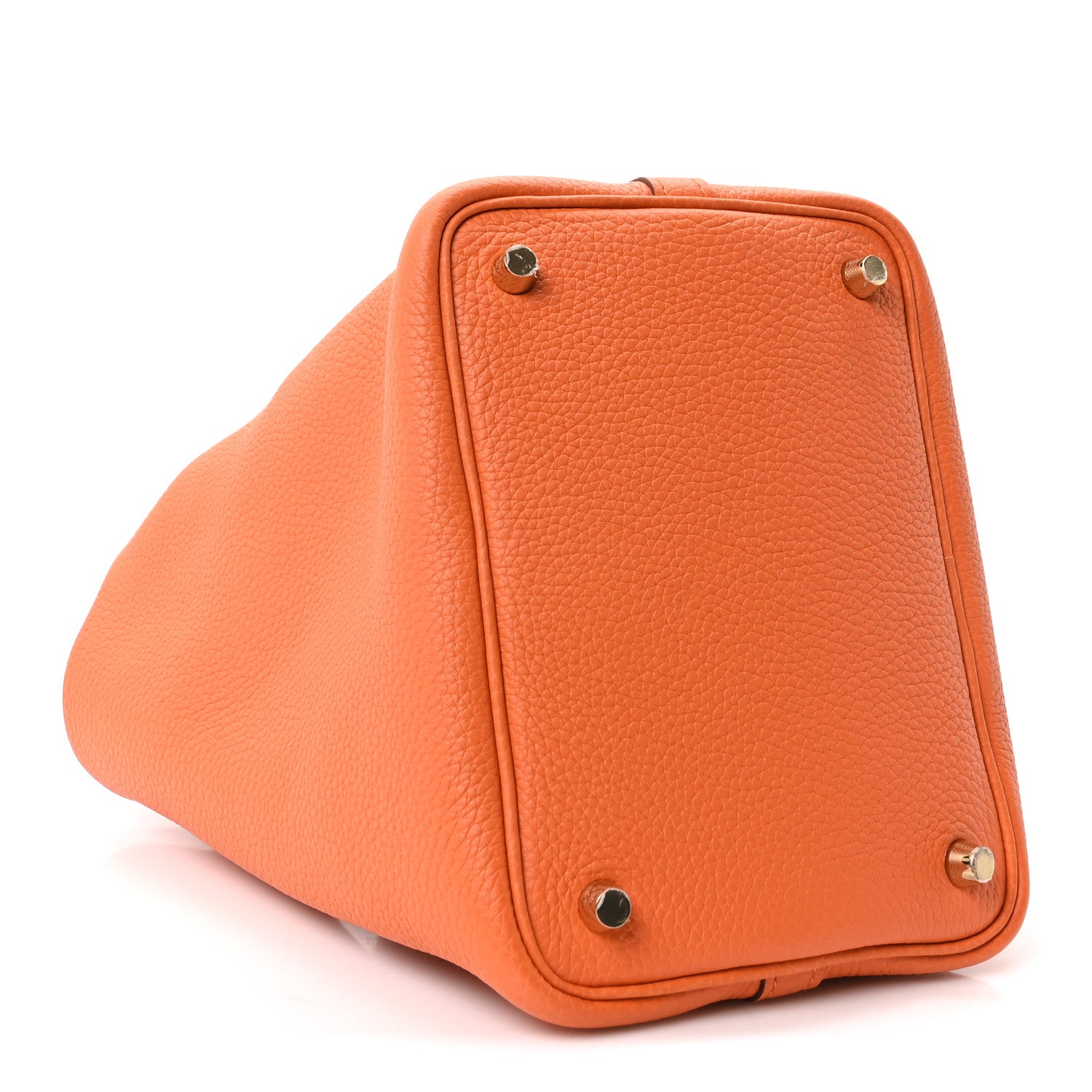 Hermes Taurillon Clemence Picotin Lock 18 PM Orange 4 of 11