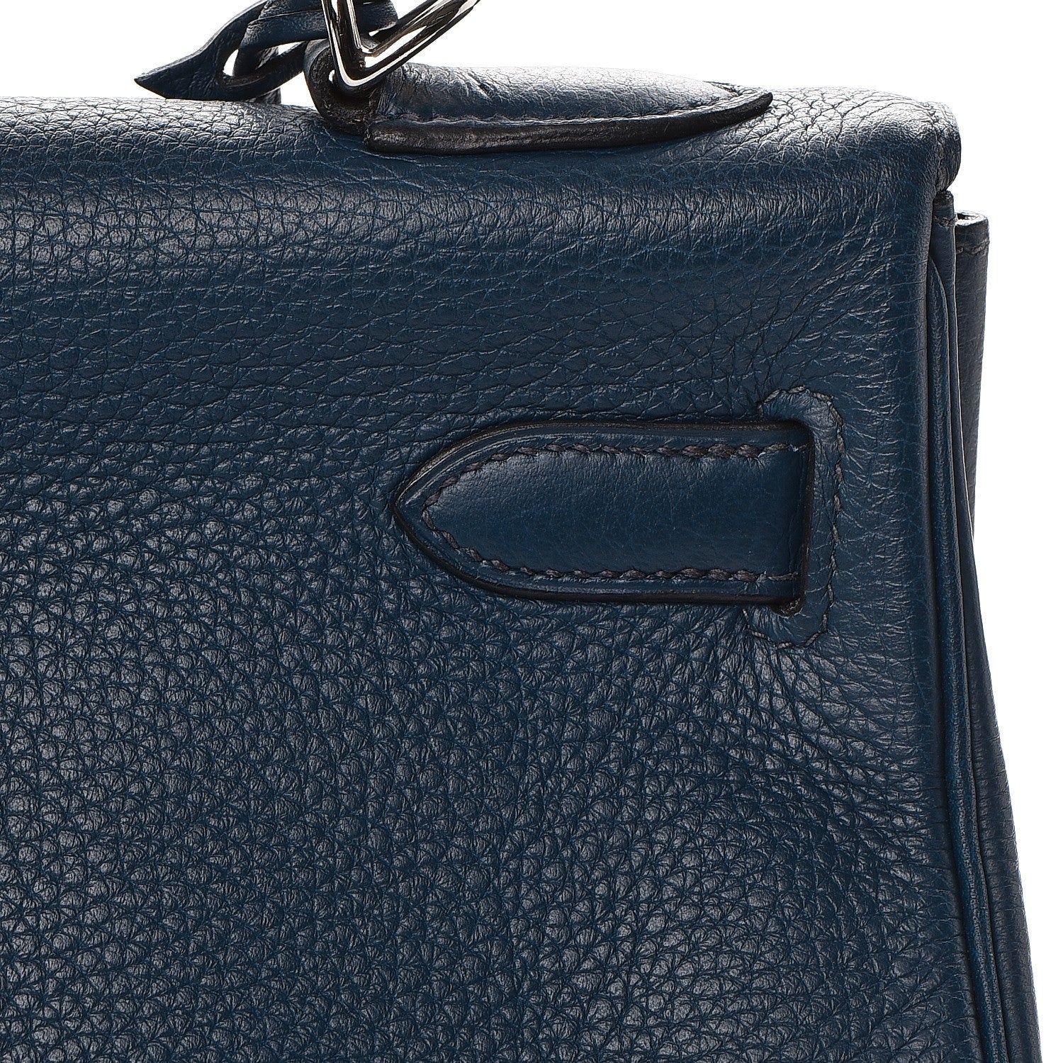 Hermes Taurillon Clemence Kelly Retourne 32 Bleu De Prusse 28 of 32