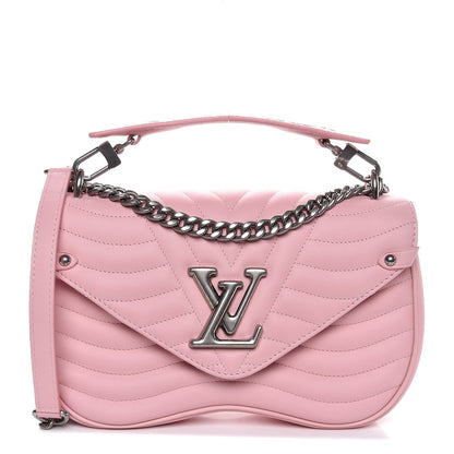 Louis Vuitton Calfskin New Wave Chain MM Rose Clair 1 of 8