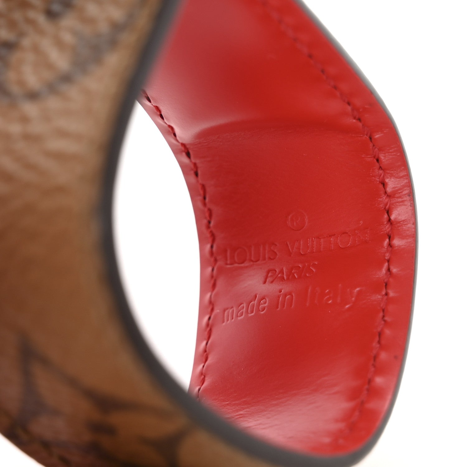Louis Vuitton Reverse Monogram Dragonne Key Holder 2 of 3