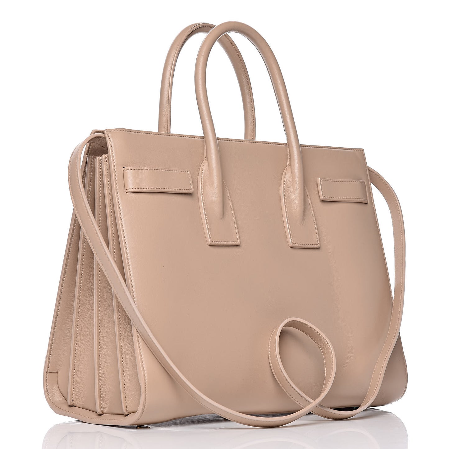 Calfskin Small Sac De Jour Dark Beige