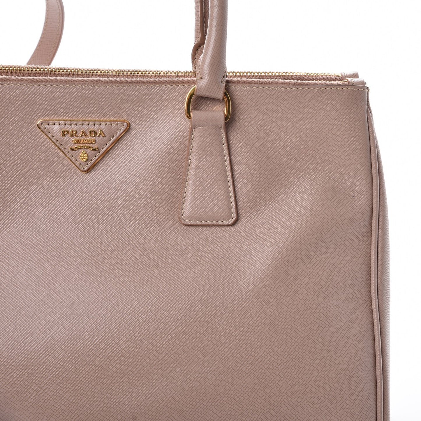 Saffiano Medium Galleria Double Zip Tote Cammeo
