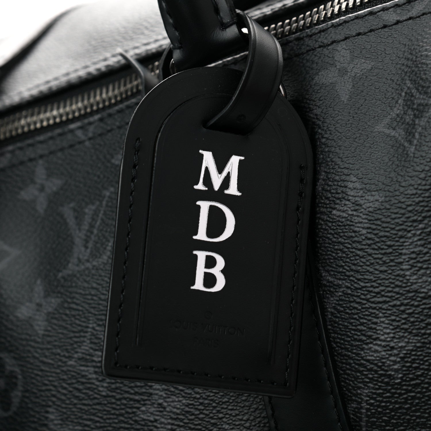 Louis Vuitton Monogram Eclipse Keepall Bandouliere 55 6 of 12