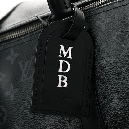 Louis Vuitton Monogram Eclipse Keepall Bandouliere 55 6 of 12