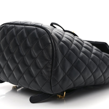 Chanel Lambskin Quilted Small Urban Spirit Backpack Black 9 of 10