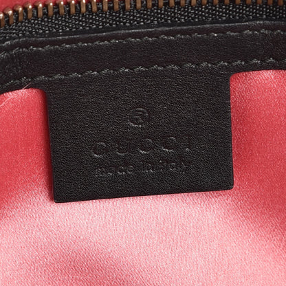 Gucci Velvet Matelasse Small GG Marmont Shoulder Bag Black 7 of 16