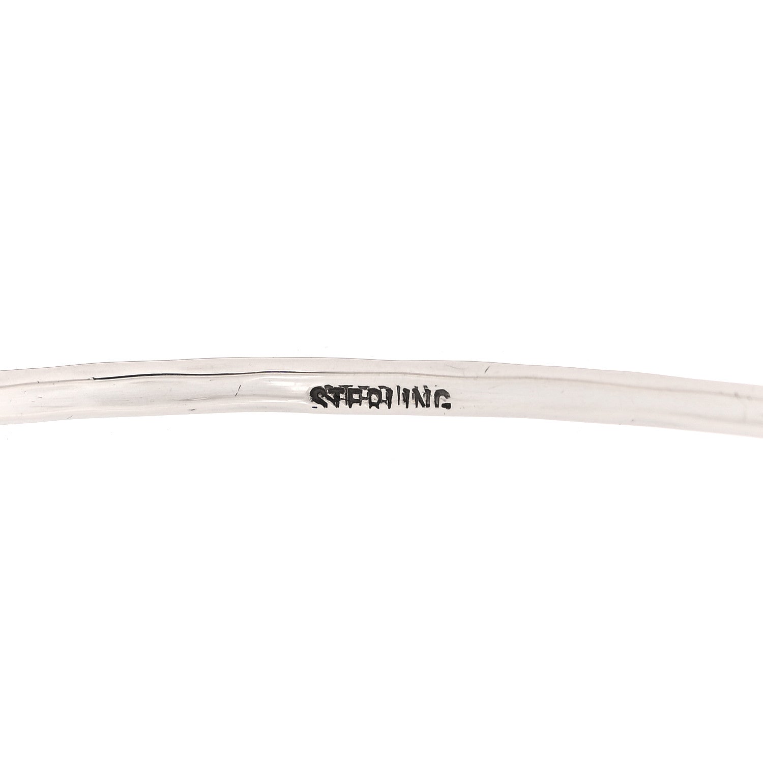 Cartier Sterling Silver 18K Yellow Gold C De Cartier ID Bangle Bracelet 11 of 12