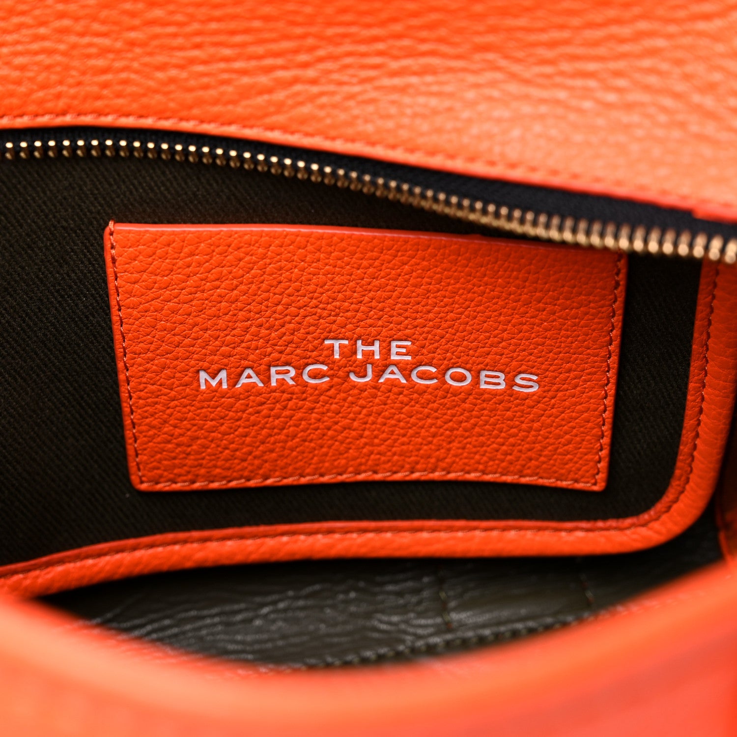 Marc Jacobs Grained Calfskin Small The Tote Bag Dragon Fire 5 of 15
