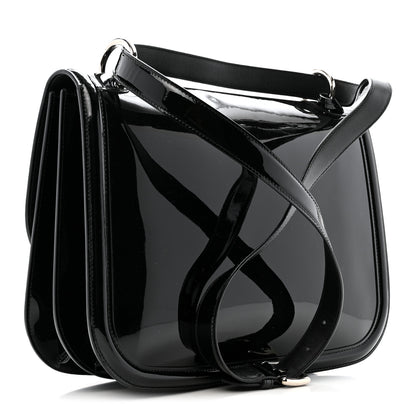Salvatore Ferragamo Patent Jody Shoulder Bag Black 3 of 12