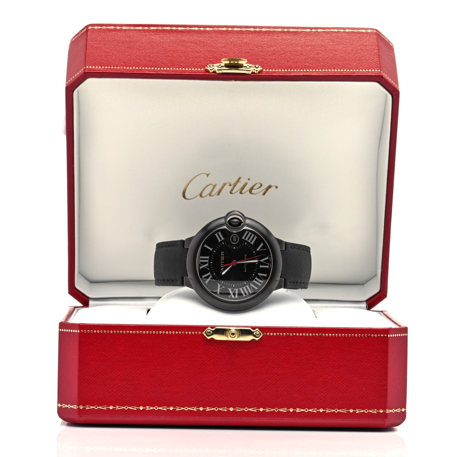 Cartier PVD Stainless Steel 42mm Ballon Bleu De Cartier Automatic Watch Black 5 of 5