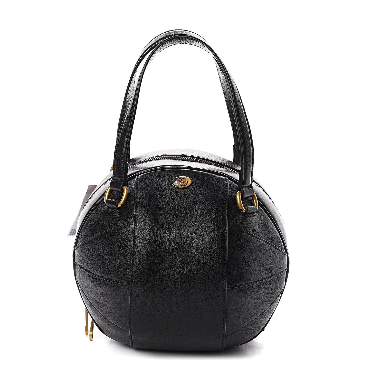 Piuma Lux Energy Tifosa Basketball Shaped Shoulder Bag Black