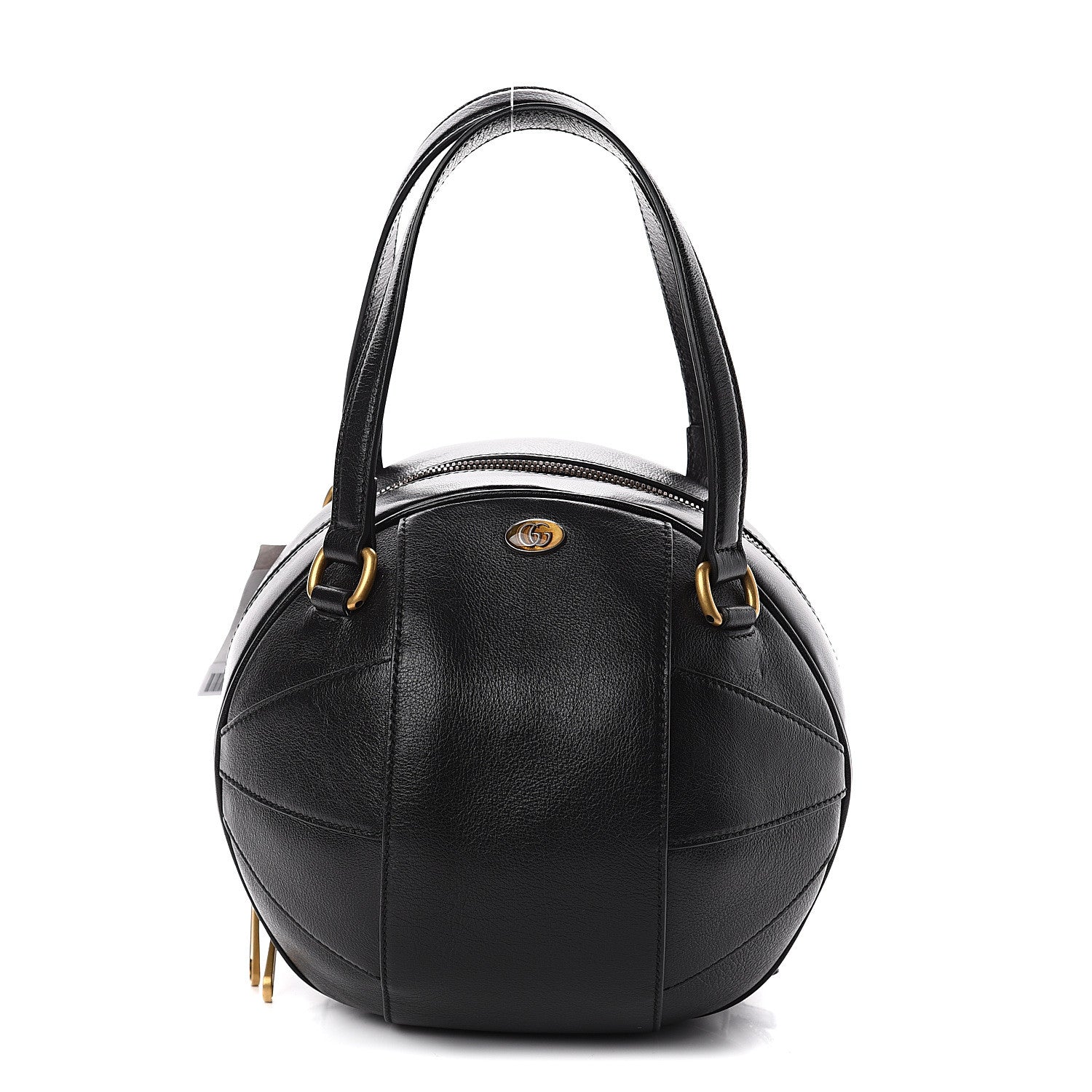 Gucci Piuma Lux Energy Tifosa Basketball Shaped Shoulder Bag Black 1 of 8