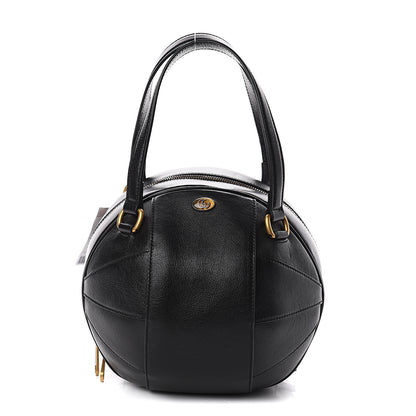 Gucci Piuma Lux Energy Tifosa Basketball Shaped Shoulder Bag Black 1 of 8