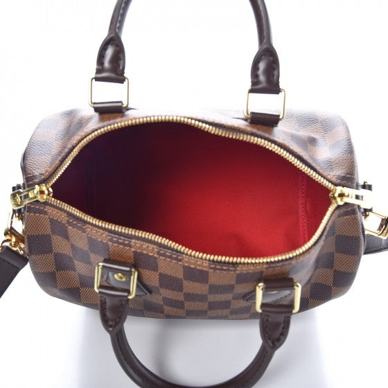 Louis Vuitton Damier Ebene Speedy Bandouliere 25 6 of 8