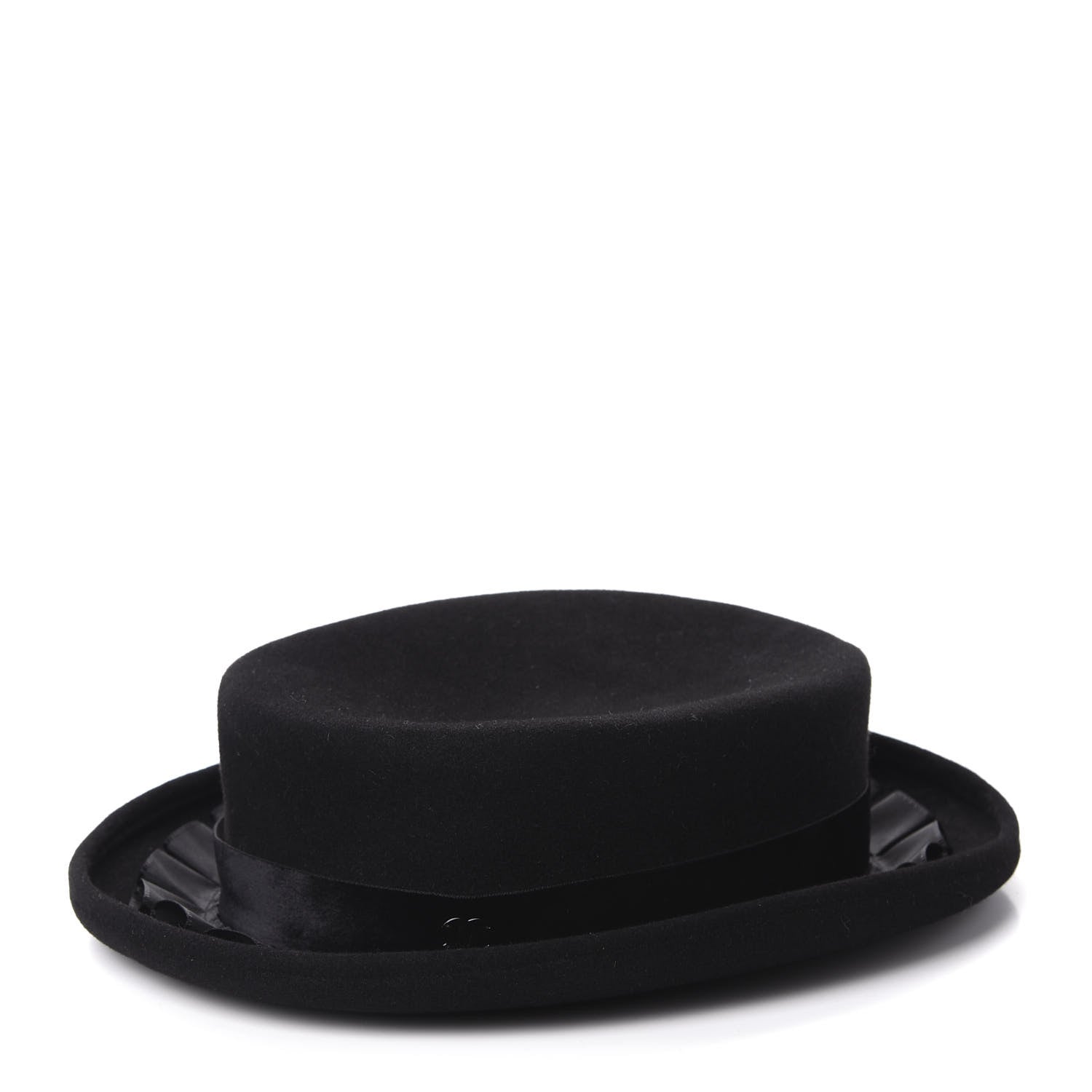 Chanel Felt Hat S Black 1 of 7