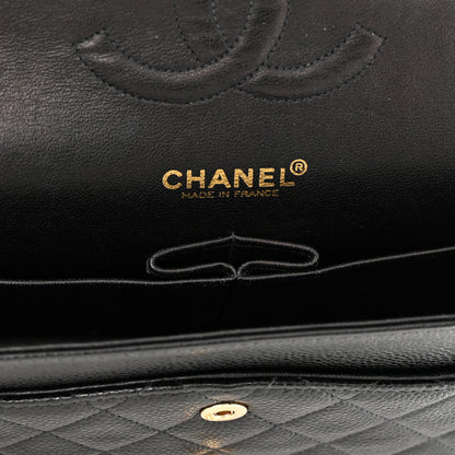 Chanel Caviar Quilted Medium Double Flap Black 6 of 10