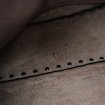 Valentino Garavani Pebbled Calfskin Small Rockstud Flip-Lock Messenger Bag Poudre 7 of 8