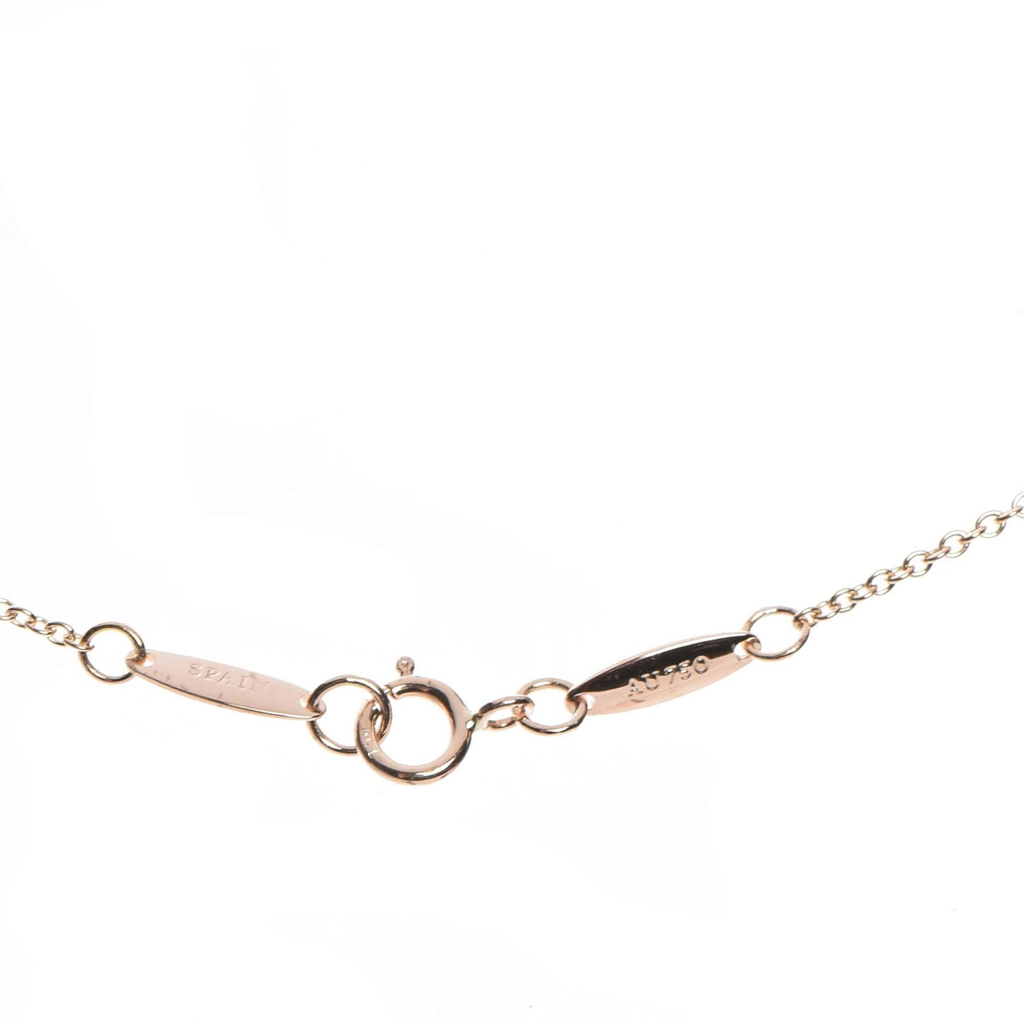 18K Rose Gold Elsa Peretti Open Heart Necklace
