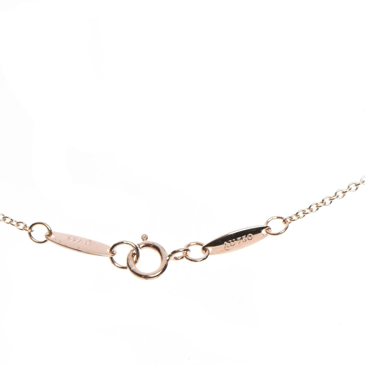 Tiffany 18K Rose Gold Elsa Peretti Open Heart Necklace 10 of 10