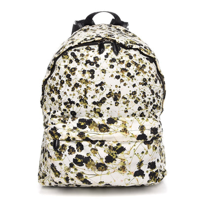 Givenchy Nylon Calfskin Baby's Breath Print Backpack White 1 of 9