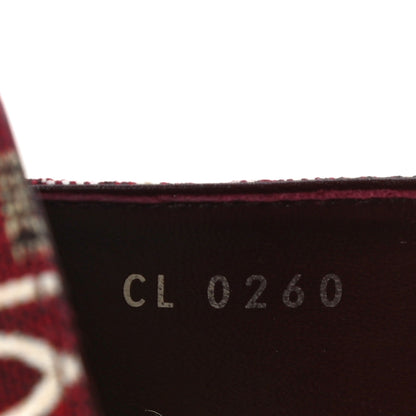 Louis Vuitton Jacquard Since 1854 Starboard Espadrille Flats 37 Bordeaux 12 of 14