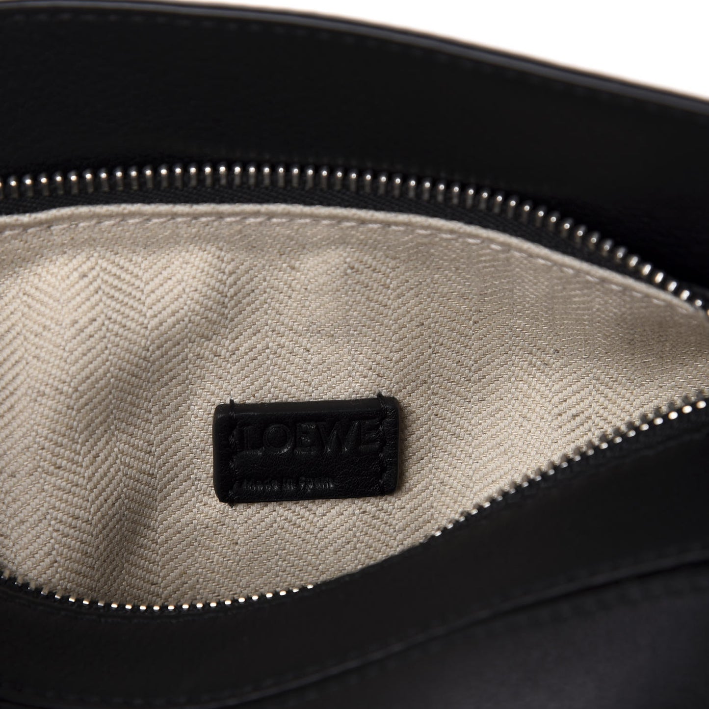 Calfskin Mini Puzzle Bag Black