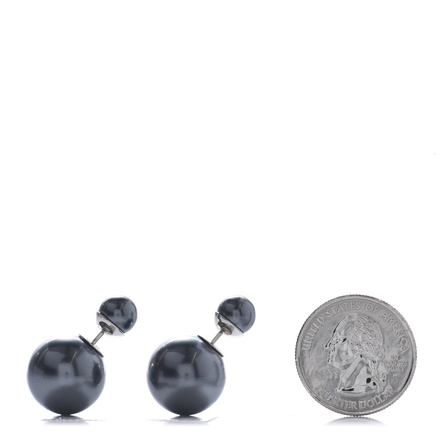 Mise En Dior Tribal Earrings Grey