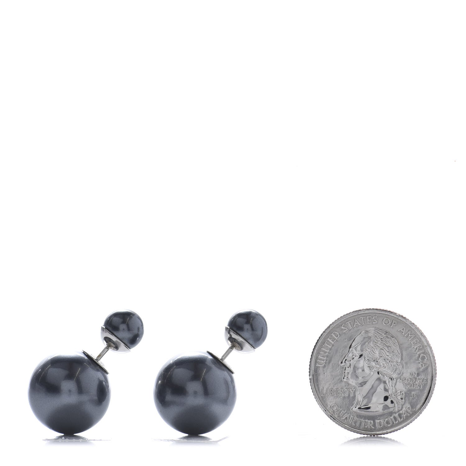 Christian Dior Mise En Dior Tribal Earrings Grey 2 of 4