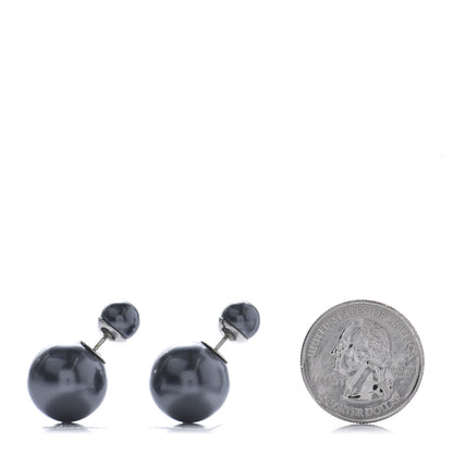 Christian Dior Mise En Dior Tribal Earrings Grey 2 of 4