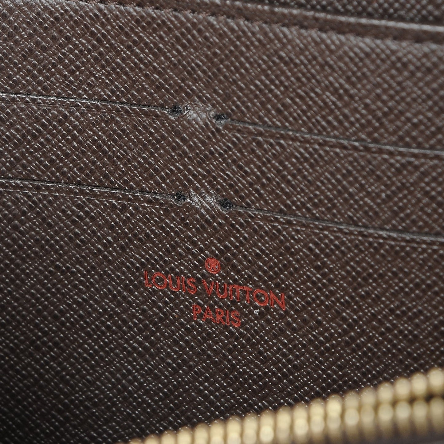 Damier Ebene Zippy Wallet