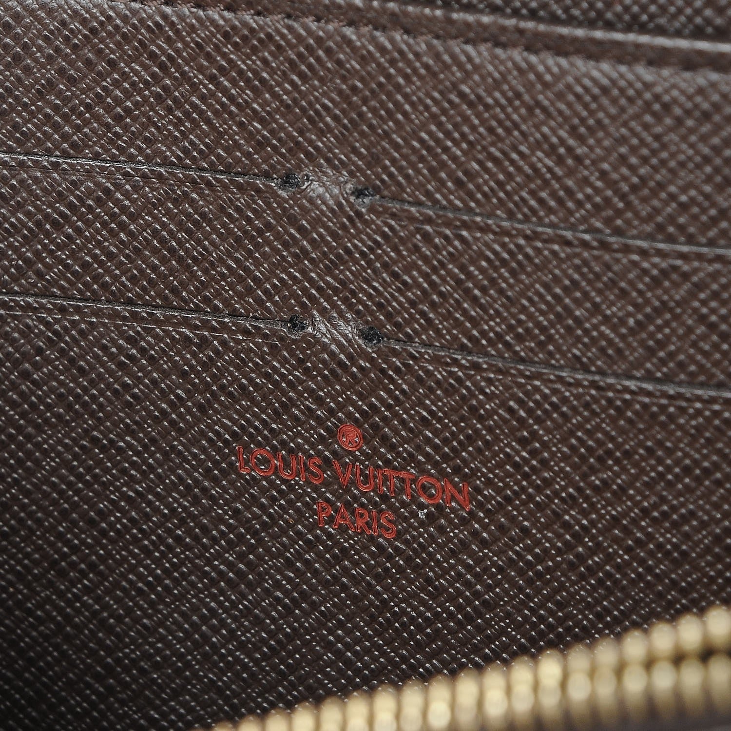 Louis Vuitton Damier Ebene Zippy Wallet 6 of 7