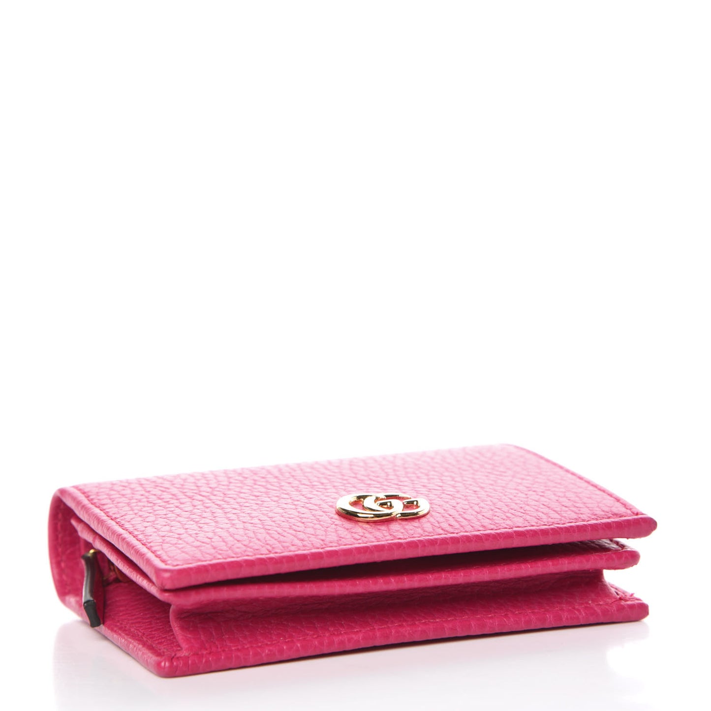 Dollar Calfskin GG Marmont Card Case Box Pink