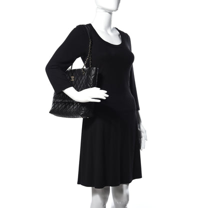 Chanel Caviar Quilted Rolled Up Tote Black 2 of 14