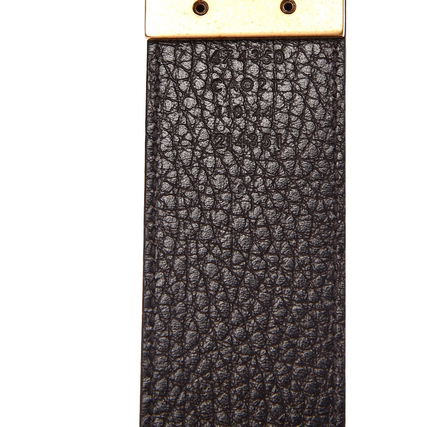 Calfskin Double G Reversible 37mm Belt 110 44 Black Cocoa