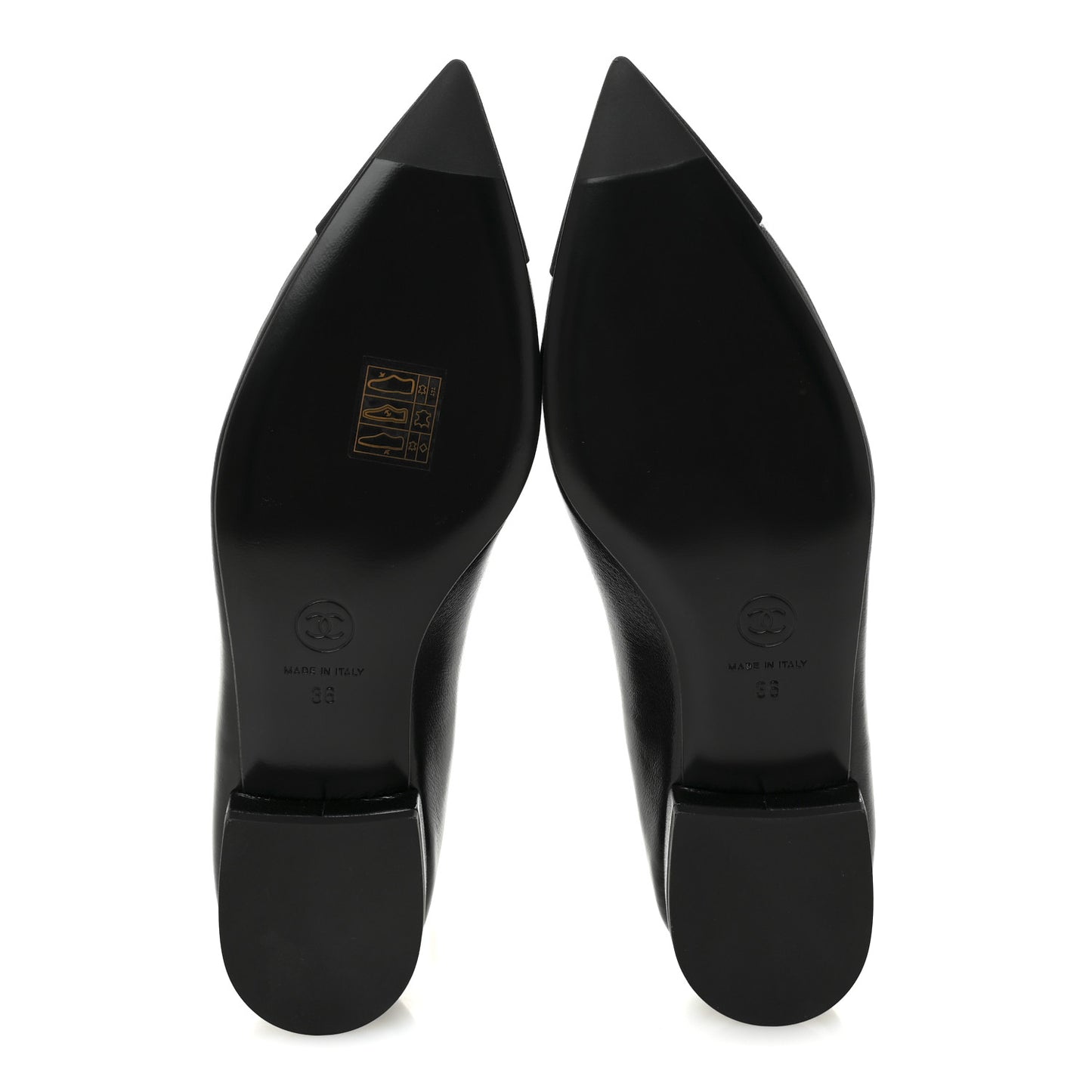 Shiny Lambskin Grosgrain Pearl Mary Jane Flats 36 Black