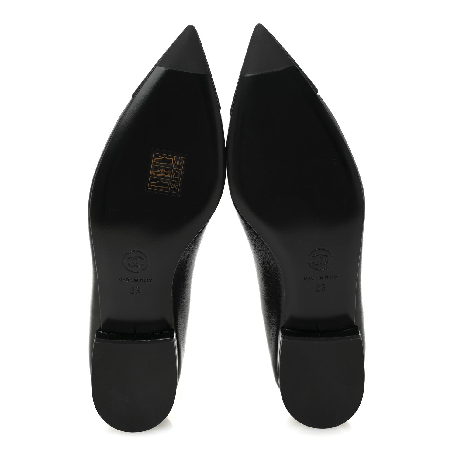 Chanel Shiny Lambskin Grosgrain Pearl Mary Jane Flats 36 Black 6 of 9