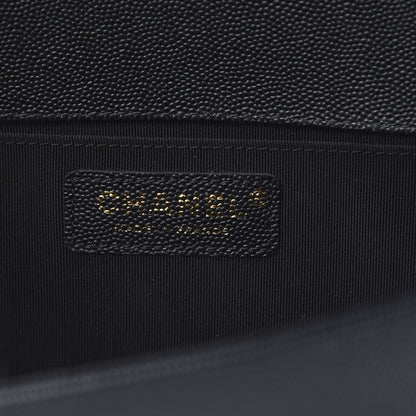 Chanel Caviar Quilted Medium Boy Flap Black 6 of 14