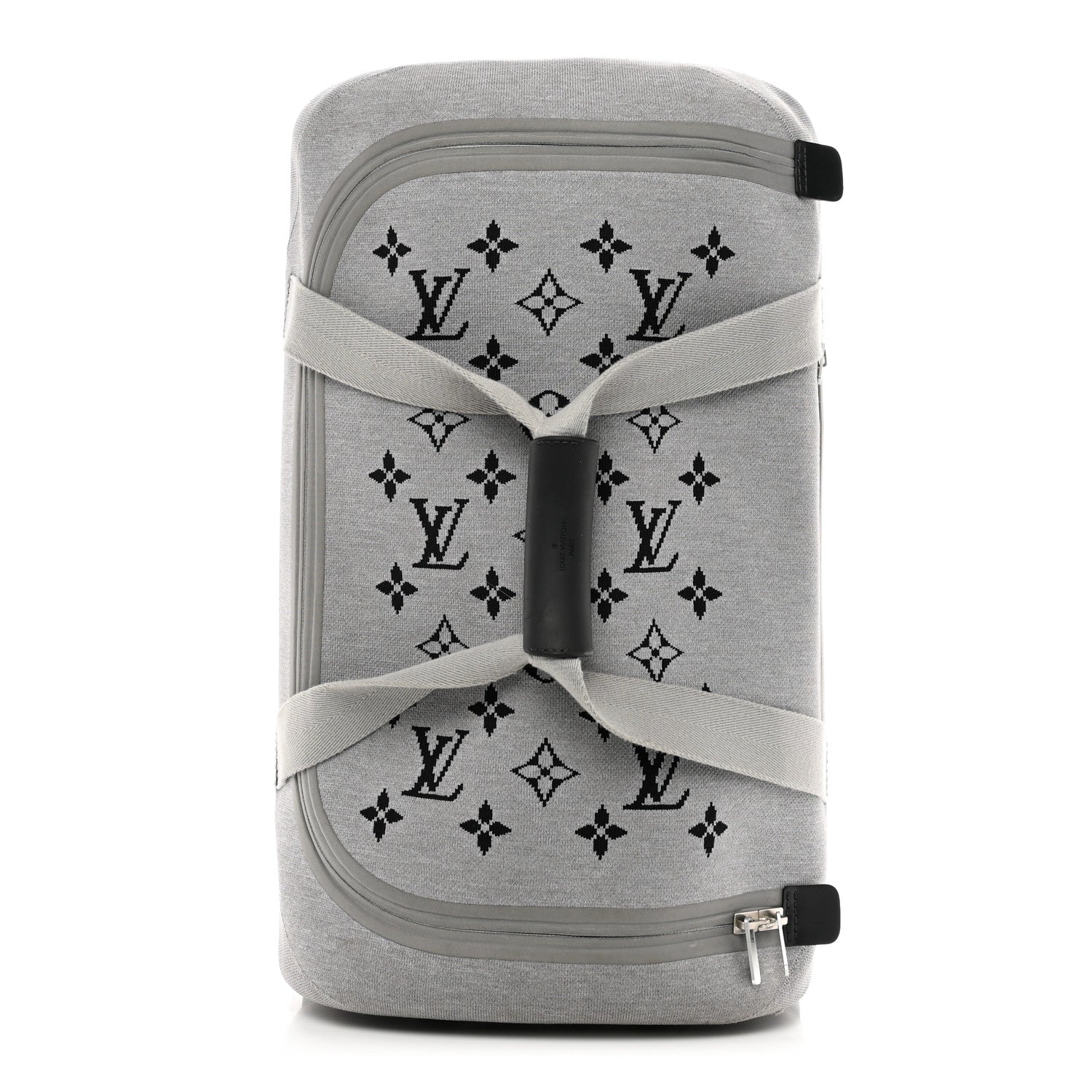 Louis Vuitton Knit Monogram Horizon Soft Duffle 55 Grey 1 of 12