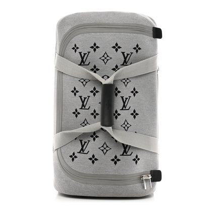 Louis Vuitton Knit Monogram Horizon Soft Duffle 55 Grey 1 of 12