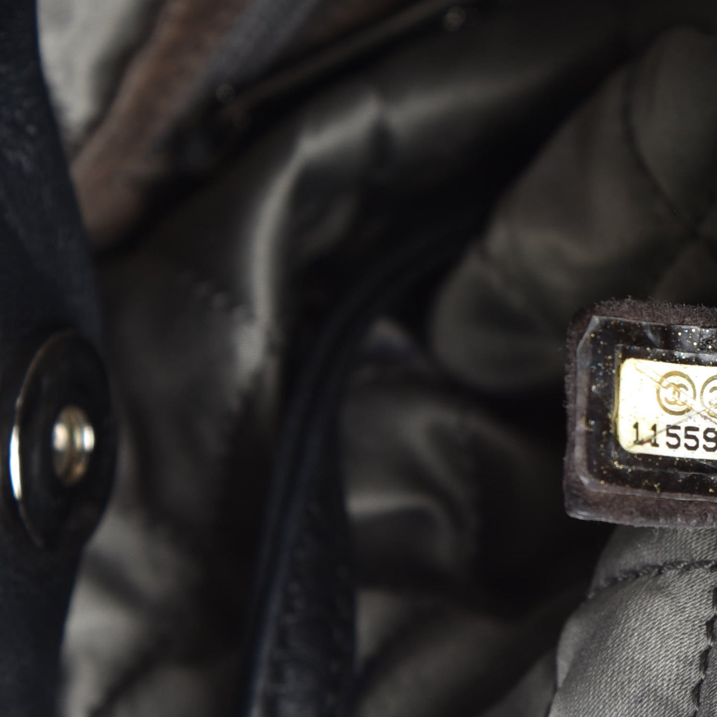 Lambskin Chain Shoulder Bag Black