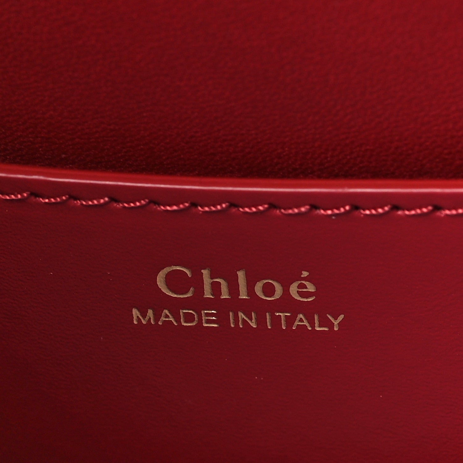 Chloe Calfskin Kattie Shoulder Bag Smoked Red 6 of 8