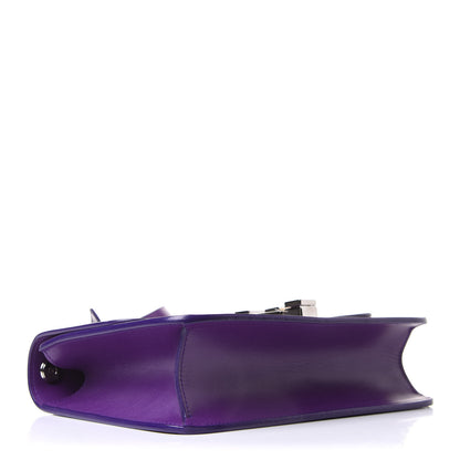 Saint Laurent Smooth Calfskin Carre Satchel Purple 5 of 12