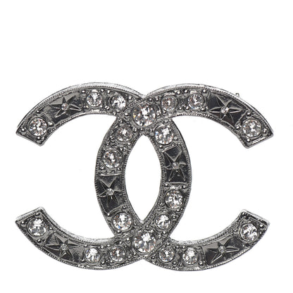 Chanel Ruthenium Crystal CC Star Brooch 1 of 5