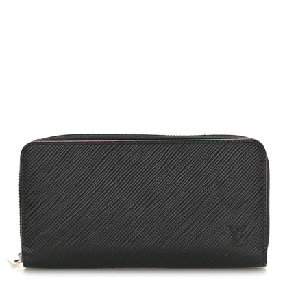Louis Vuitton Epi Zippy Wallet Black Hot Pink 1 of 9