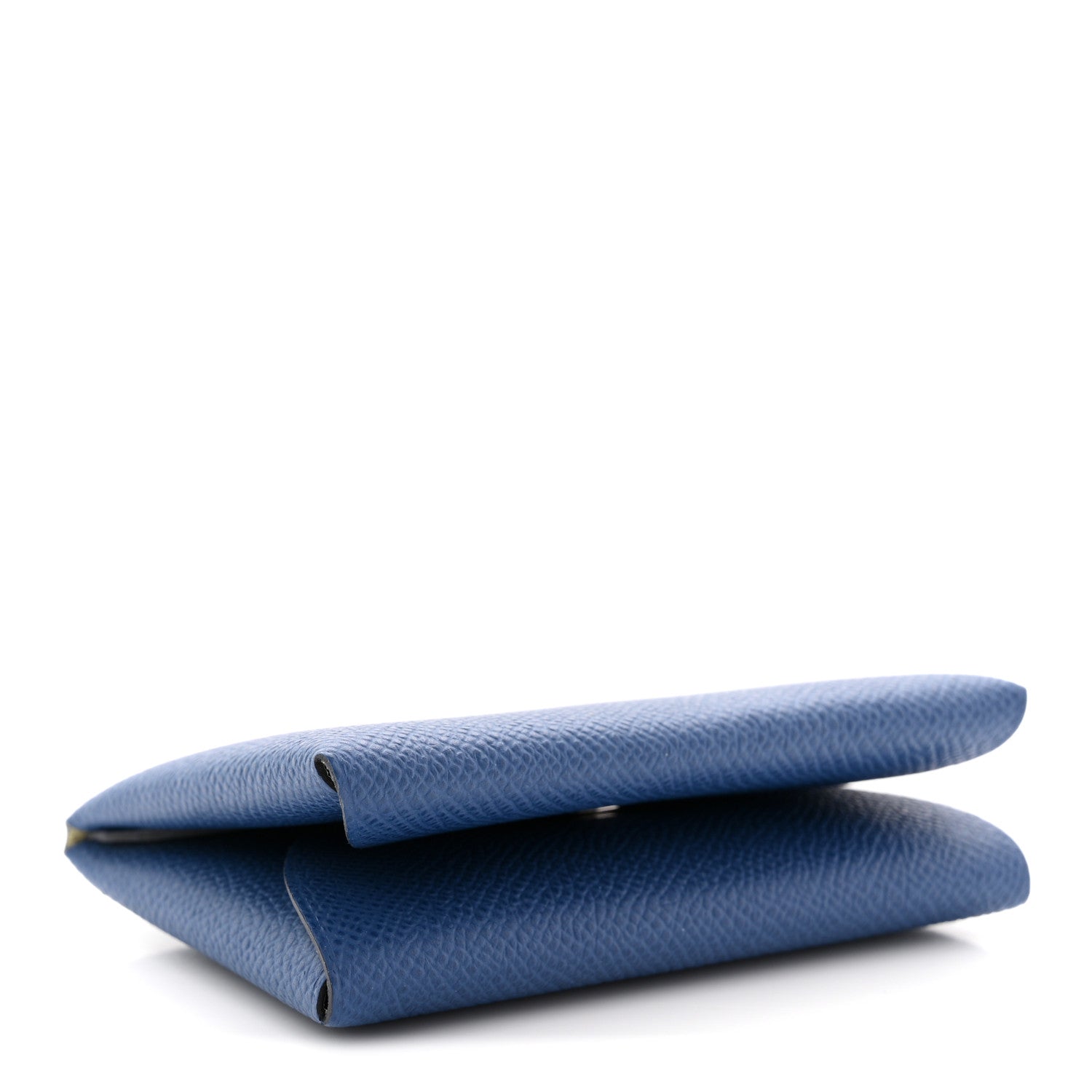 Hermes Epsom Verso Calvi Duo Card Case Bleu Tie Jaune Milton 4 of 8