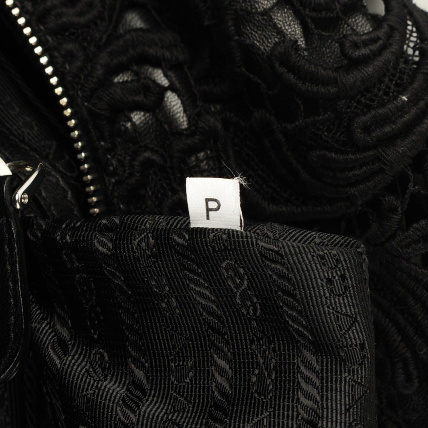 Prada Lace Pizzo S Bowler Nero Black 9 of 9