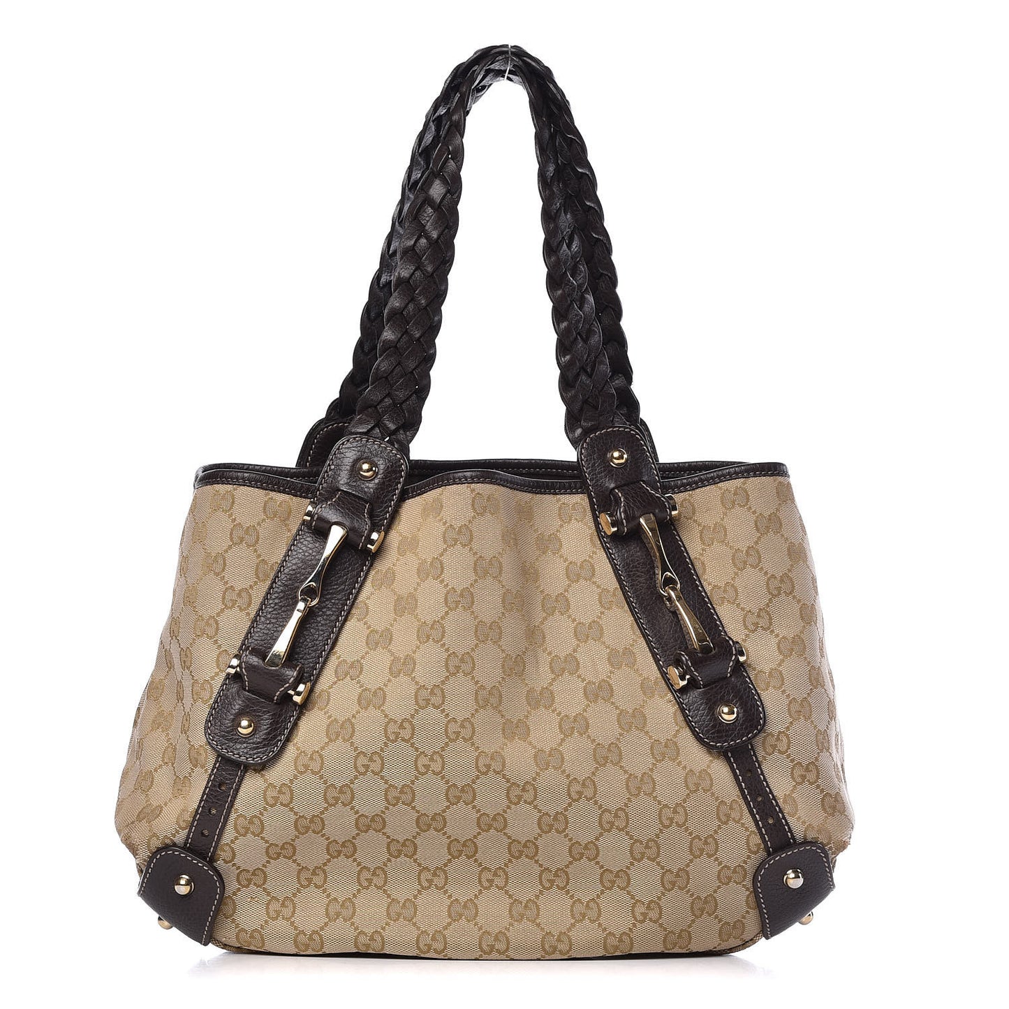 Monogram Small Pelham Shoulder Bag Dark Brown