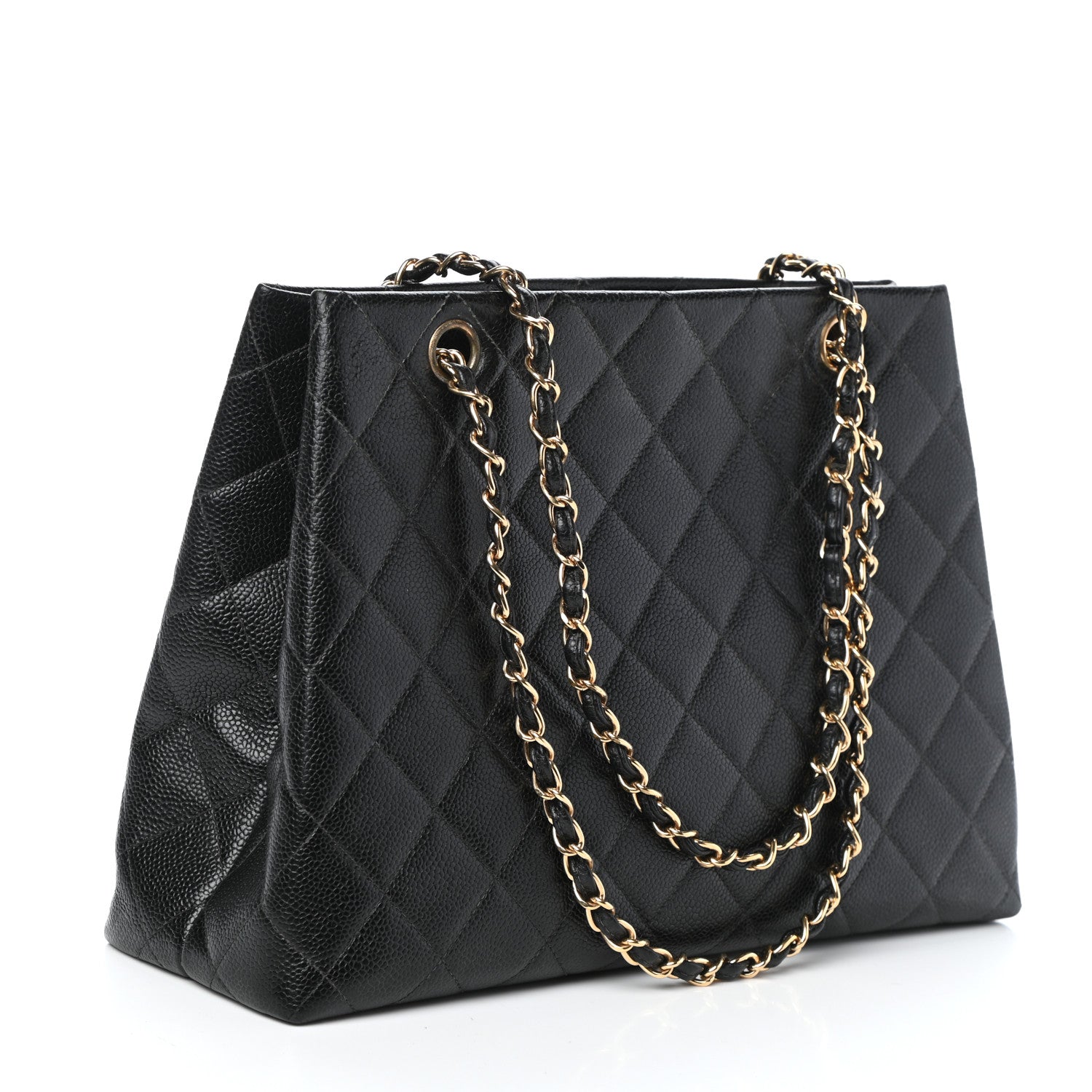Chanel Caviar Quilted Shopper Tote Black 3 of 13