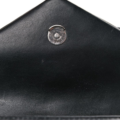 Saint Laurent Calfskin Y Quilted Monogram Toy Loulou Crossbody Bag Black 6 of 14